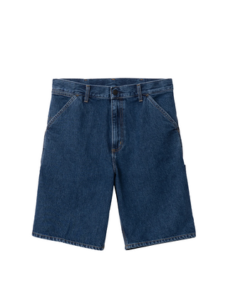 Carhartt WIP Single Knee Denim Short Stone Washed Blue