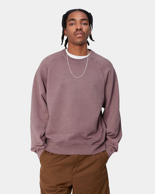 Carhartt WIP Taos Sweat Garment Dyed Daphne