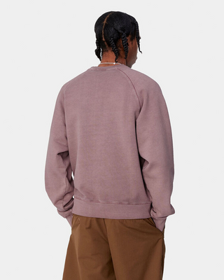 Carhartt WIP Taos Sweat Garment Dyed Daphne