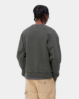 Carhartt WIP Taos Sweat Garment Dyed Grey