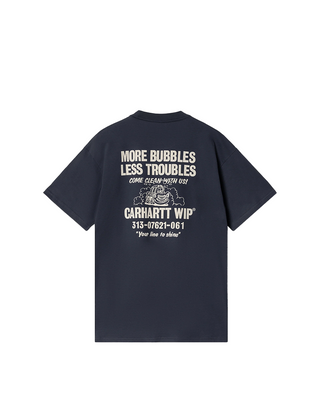 Carhartt WIP Less Troubles T-Shirt Blue/Wax