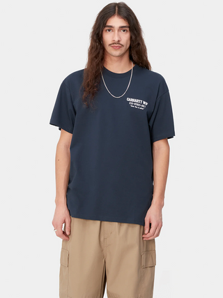 Carhartt WIP Less Troubles T-Shirt Blue/Wax