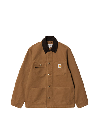 Carhartt Wip Michigan Coat Black Hamilton Brown