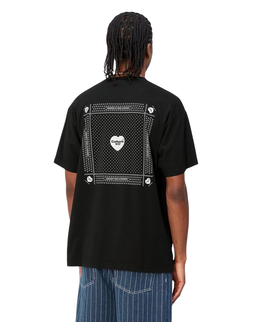 Carhartt Wip S/S Heart Bandana T-Shirt Black