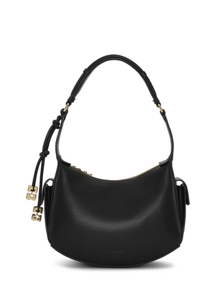 GANNI Swing Shoulder Bag Black