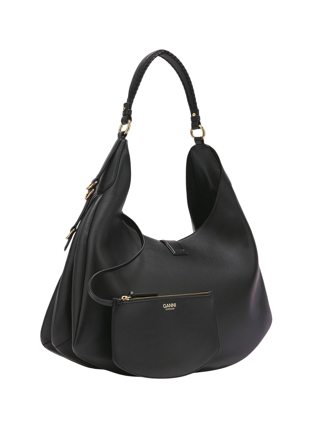 Ganni Large Kat Bag Black