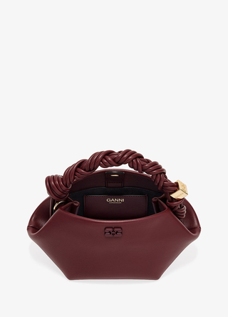 Ganni Mini Bou Bag Burgundy