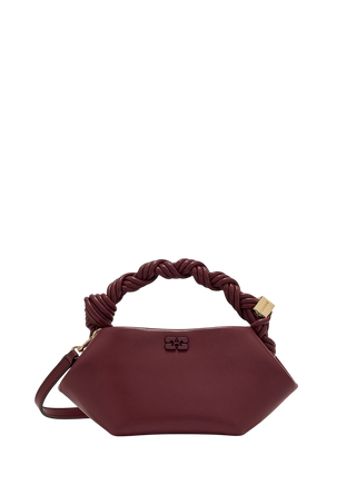 Ganni Mini Bou Bag Burgundy
