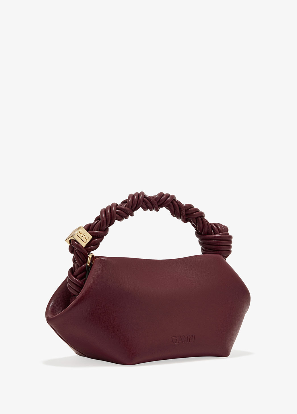 Ganni Mini Bou Bag Burgundy