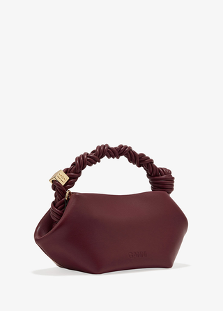 Ganni Mini Bou Bag Burgundy