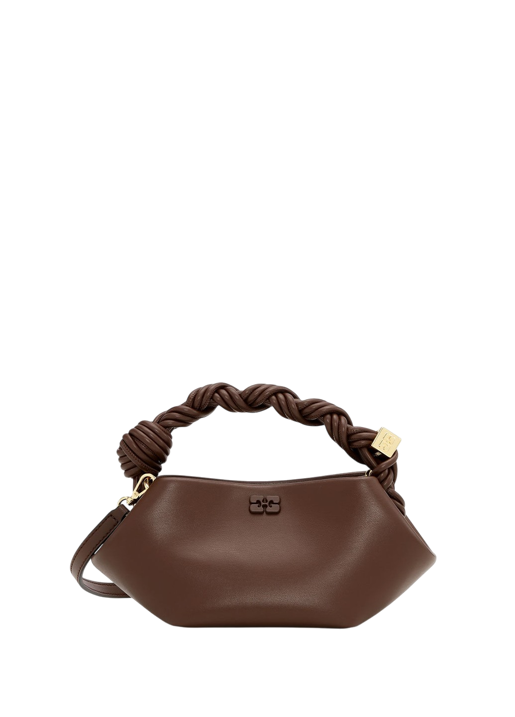 Ganni Mini Bou Bag Chocolate Fondant