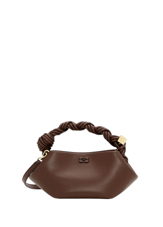 Ganni Mini Bou Bag Chocolate Fondant