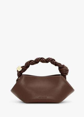 Ganni Mini Bou Bag Chocolate Fondant