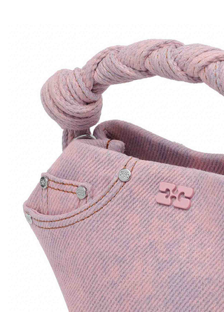Ganni Mini Bou Bag Denim Cameo Pink