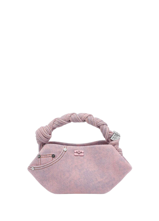 Ganni Mini Bou Bag Denim Cameo Pink