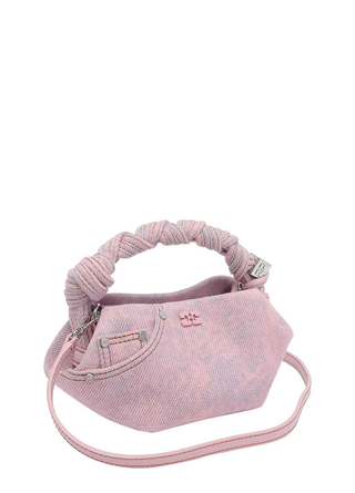 Ganni Mini Bou Bag Denim Cameo Pink