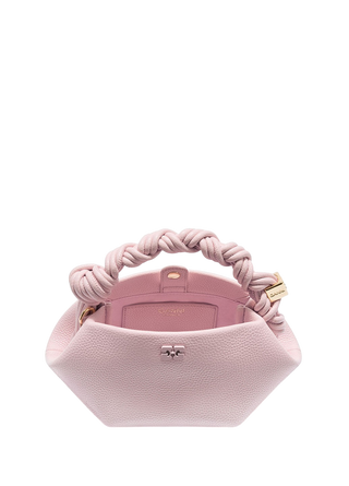 Ganni Mini Bou Bag Grained Chalk Pink