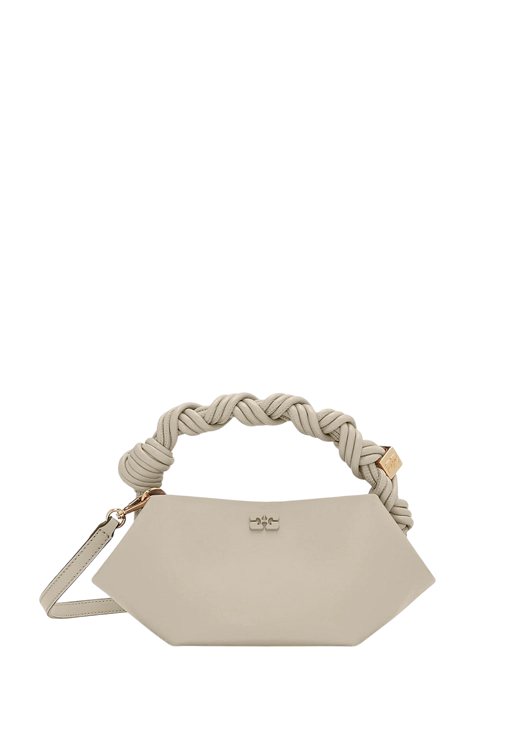 Ganni Mini Bou Bag Oyster Gray