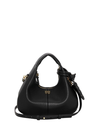 Ganni Mini Hobo Bag Black