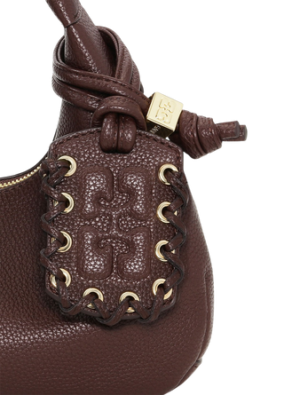 Ganni Mini Hobo Bag Chicory Coffee