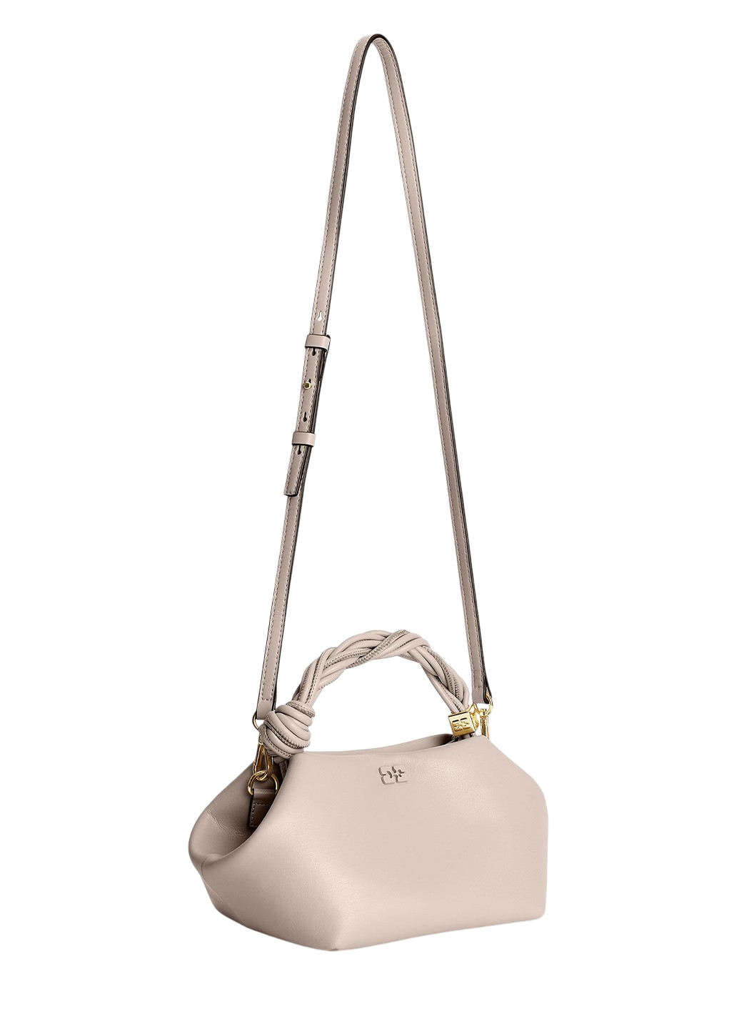 Ganni Small Bou Bag Oyster Gray