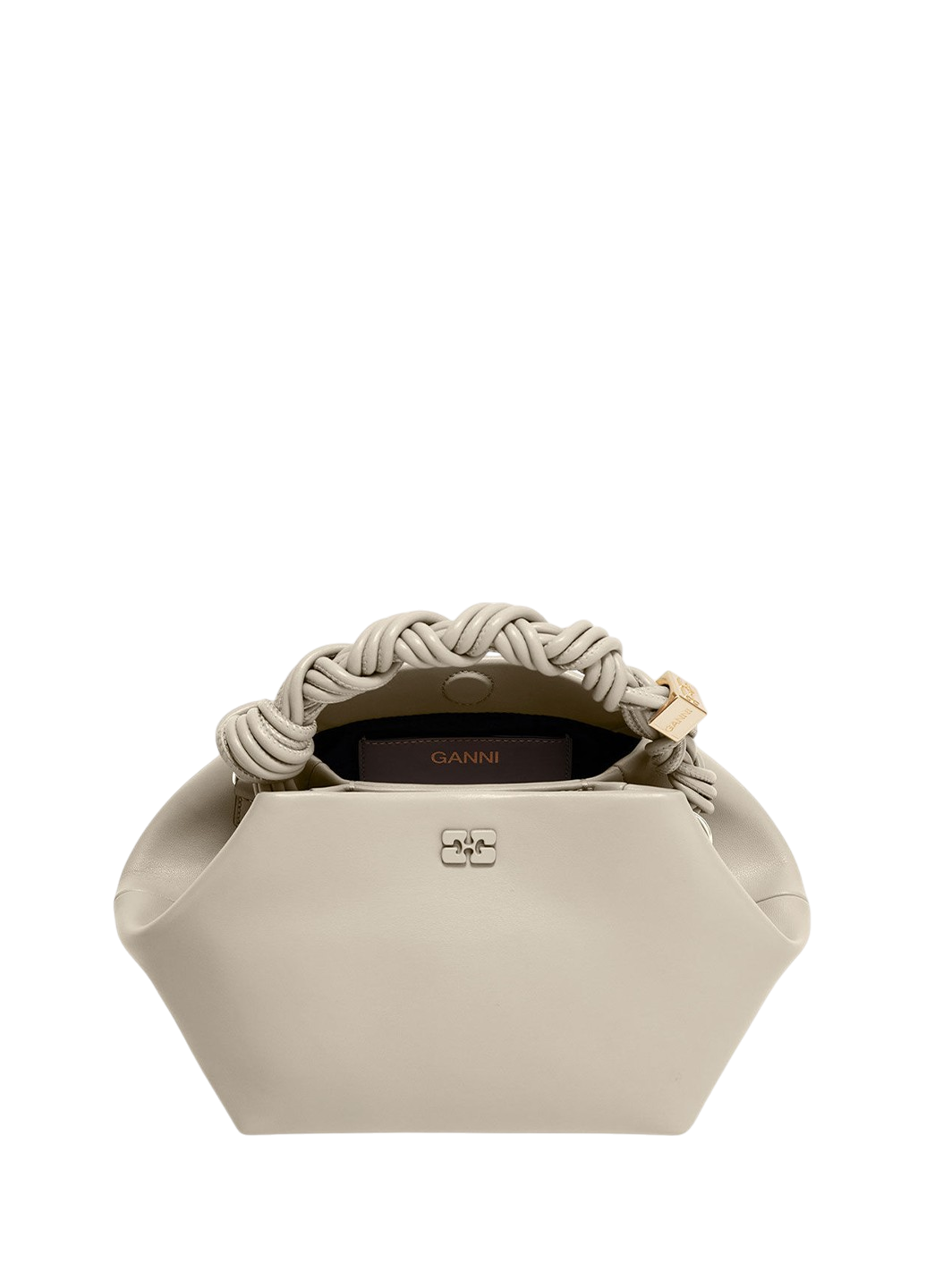 Ganni Small Bou Bag Oyster Gray