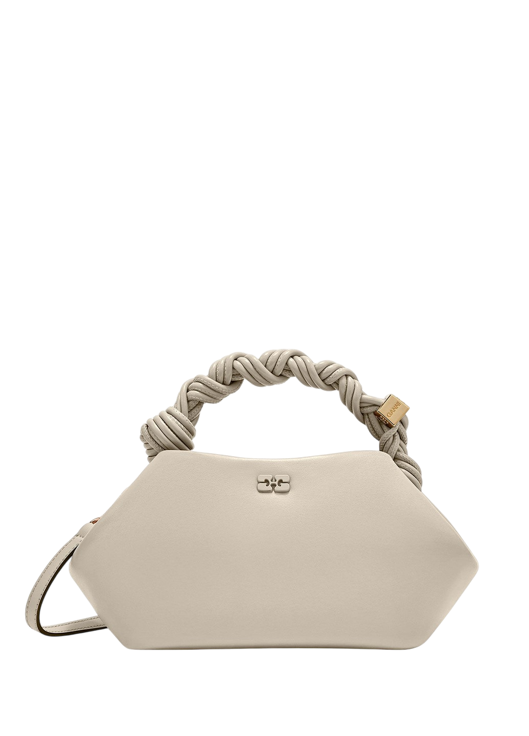 Ganni Small Bou Bag Oyster Gray