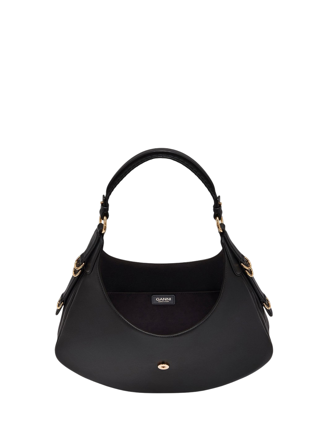 Ganni Small Kat Bag Black
