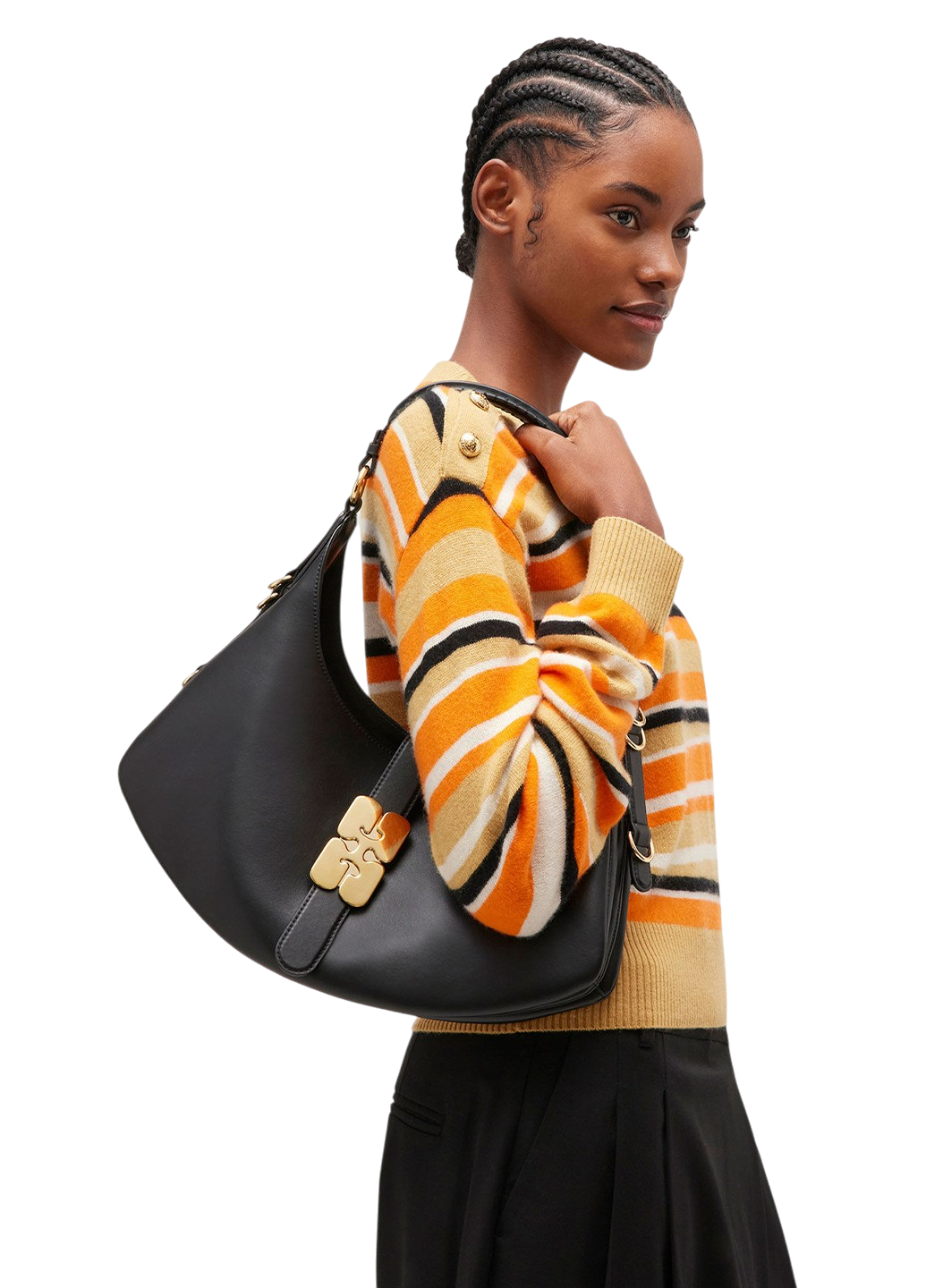 Ganni Small Kat Bag Black