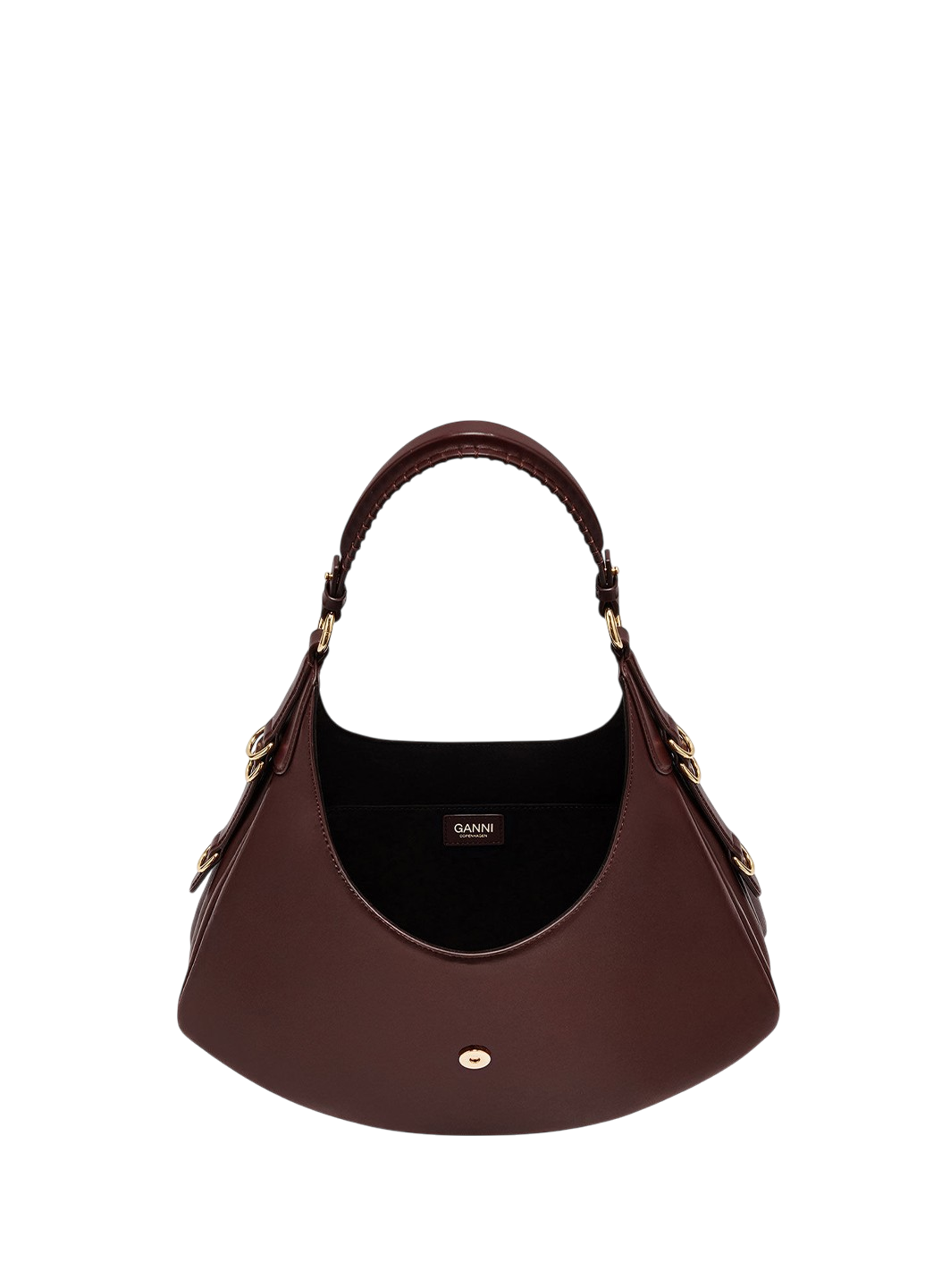 Ganni Small Kat Bag Chicory Coffee