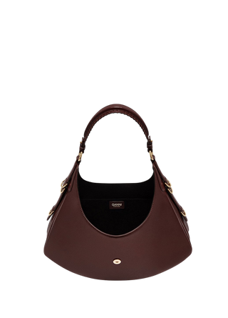 Ganni Small Kat Bag Chicory Coffee