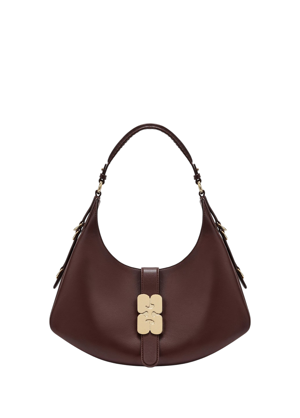 Ganni Small Kat Bag Chicory Coffee