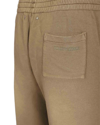 Golden Goose Cotton Sweatpants Bleached Beige