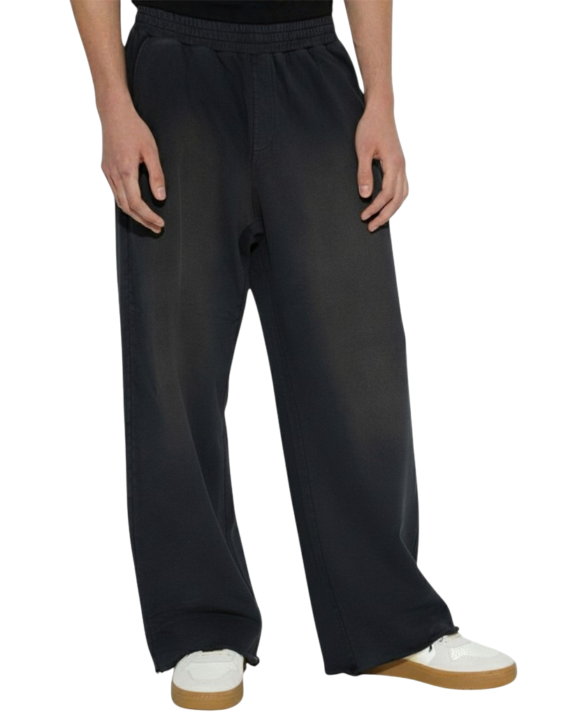 Golden Goose Star-Embellished Sweatpants Bleached Washed Black