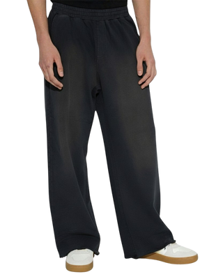 Golden Goose Star-Embellished Sweatpants Bleached Washed Black