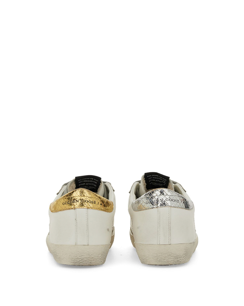 Golden Goose Super-Star Leather Low-Top Sneakers White