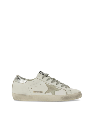 Golden Goose Super-Star Leather Low-Top Sneakers White