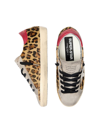 Golden Goose Super-Star Sneakers Leopard Print