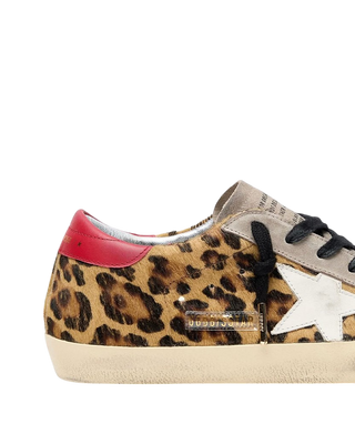 Golden Goose Super-Star Sneakers Leopard Print