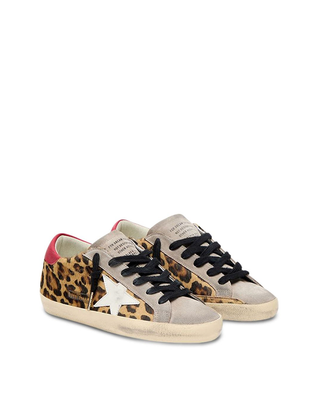 Golden Goose Super-Star Sneakers Leopard Print