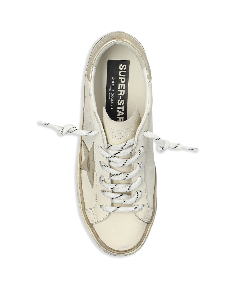 Golden Goose Super-Star Sneakers Optic White/Platinum