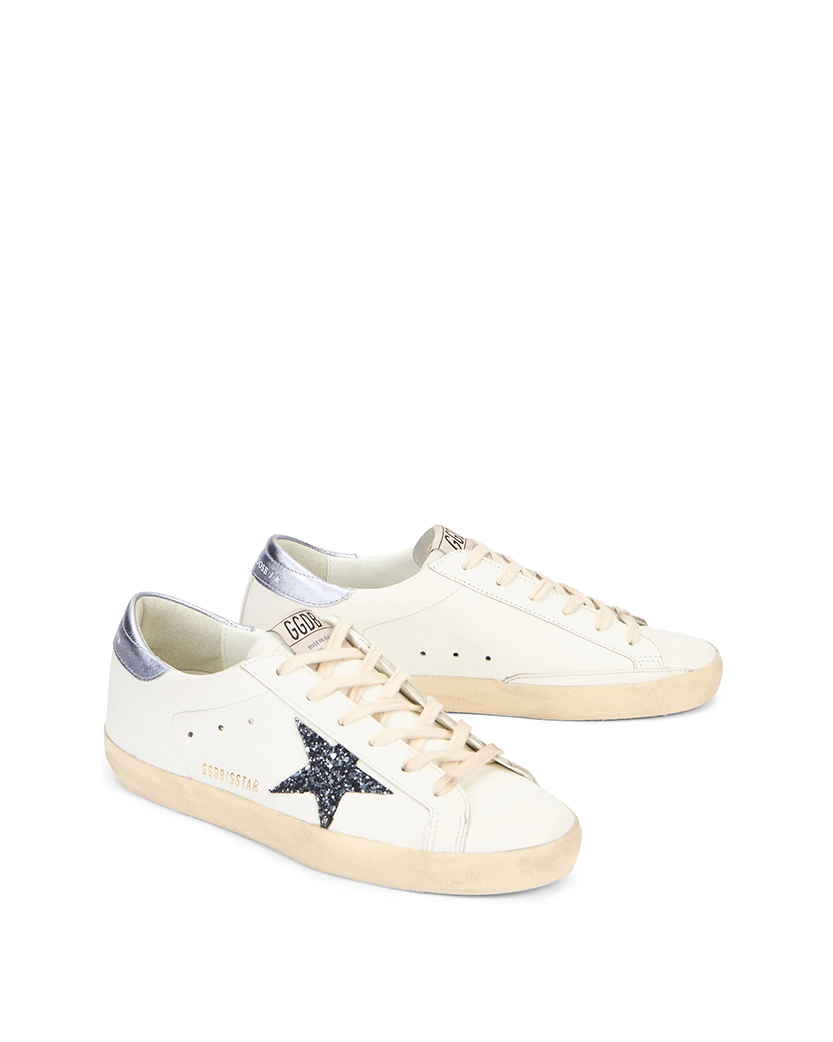 Golden Goose Super-Star Sneakers White/Black/Wisteria