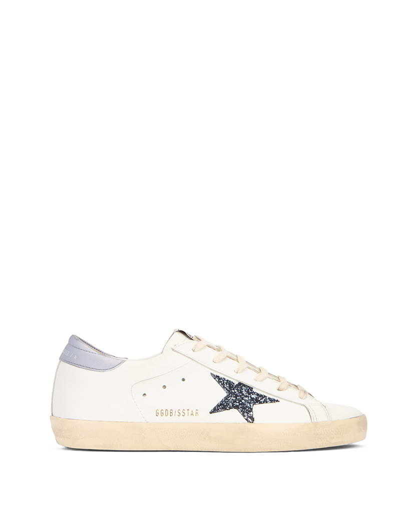 Golden Goose Super-Star Sneakers White/Black/Wisteria
