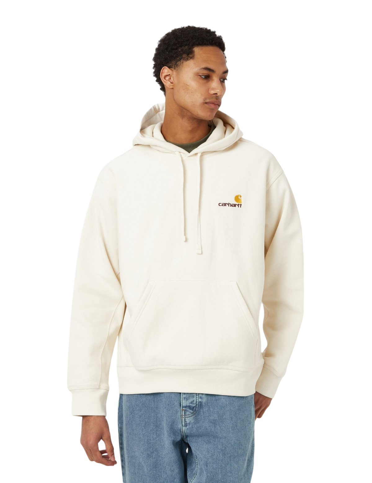 Carhartt Wip American Script Hoodie White