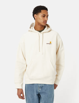 Carhartt Wip American Script Hoodie White