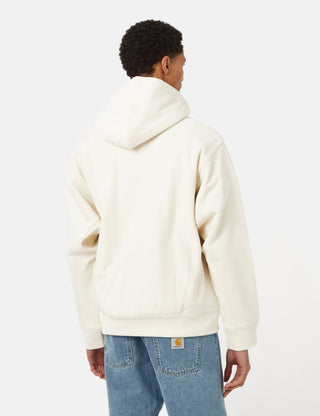 Carhartt Wip American Script Hoodie White