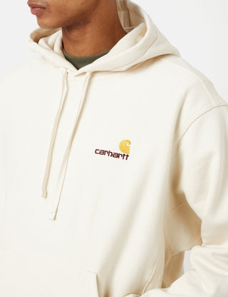 Carhartt Wip American Script Hoodie White