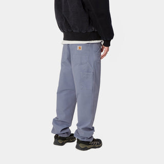 Carhartt WIP Double Knee Pants Dearborn Canvas Rinsed Blue