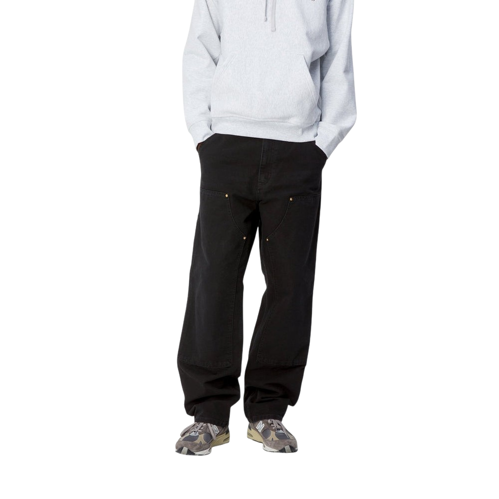 Carhartt WIP Double Knee Pants Aged Canvas Black