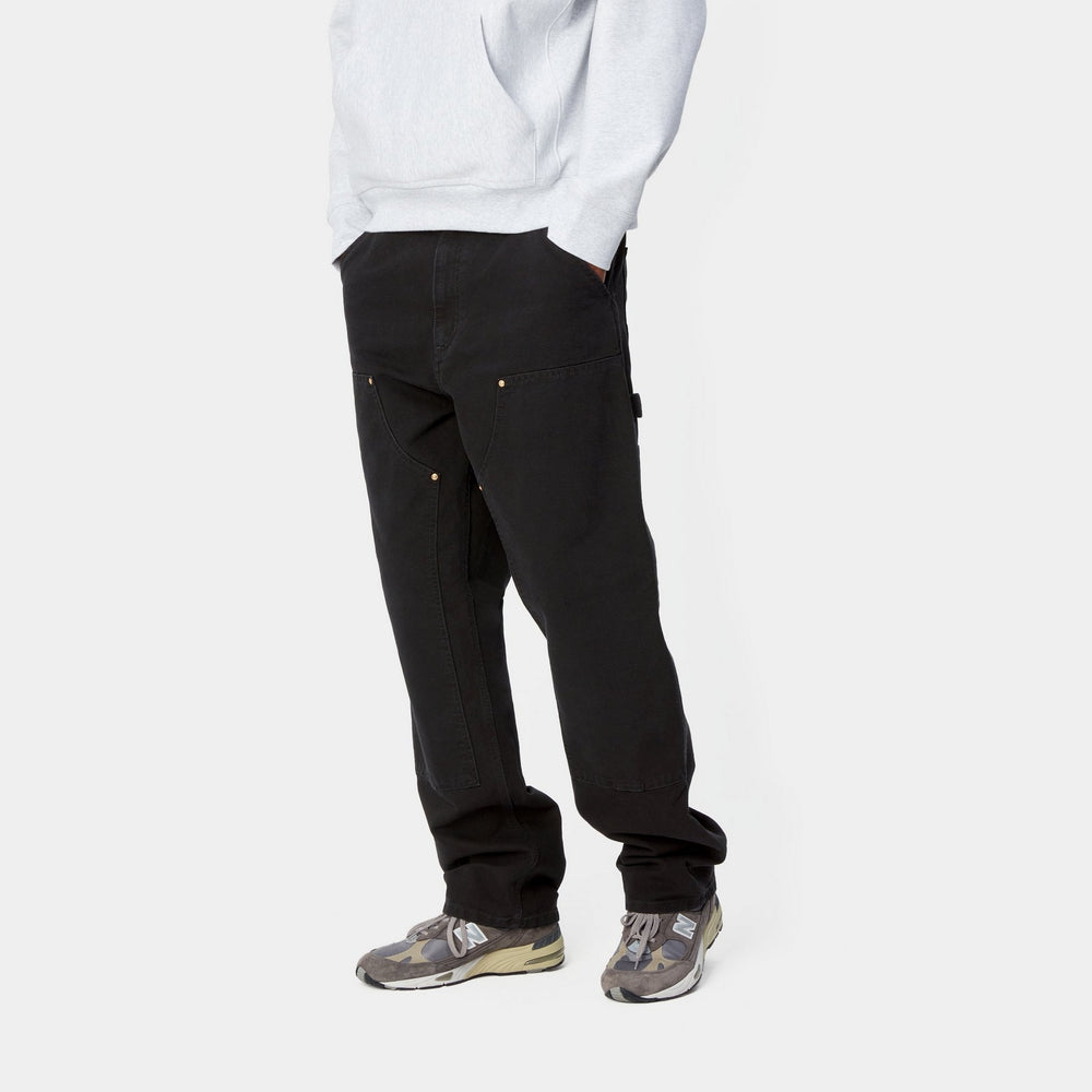 Carhartt WIP Double Knee Pants Aged Canvas Black